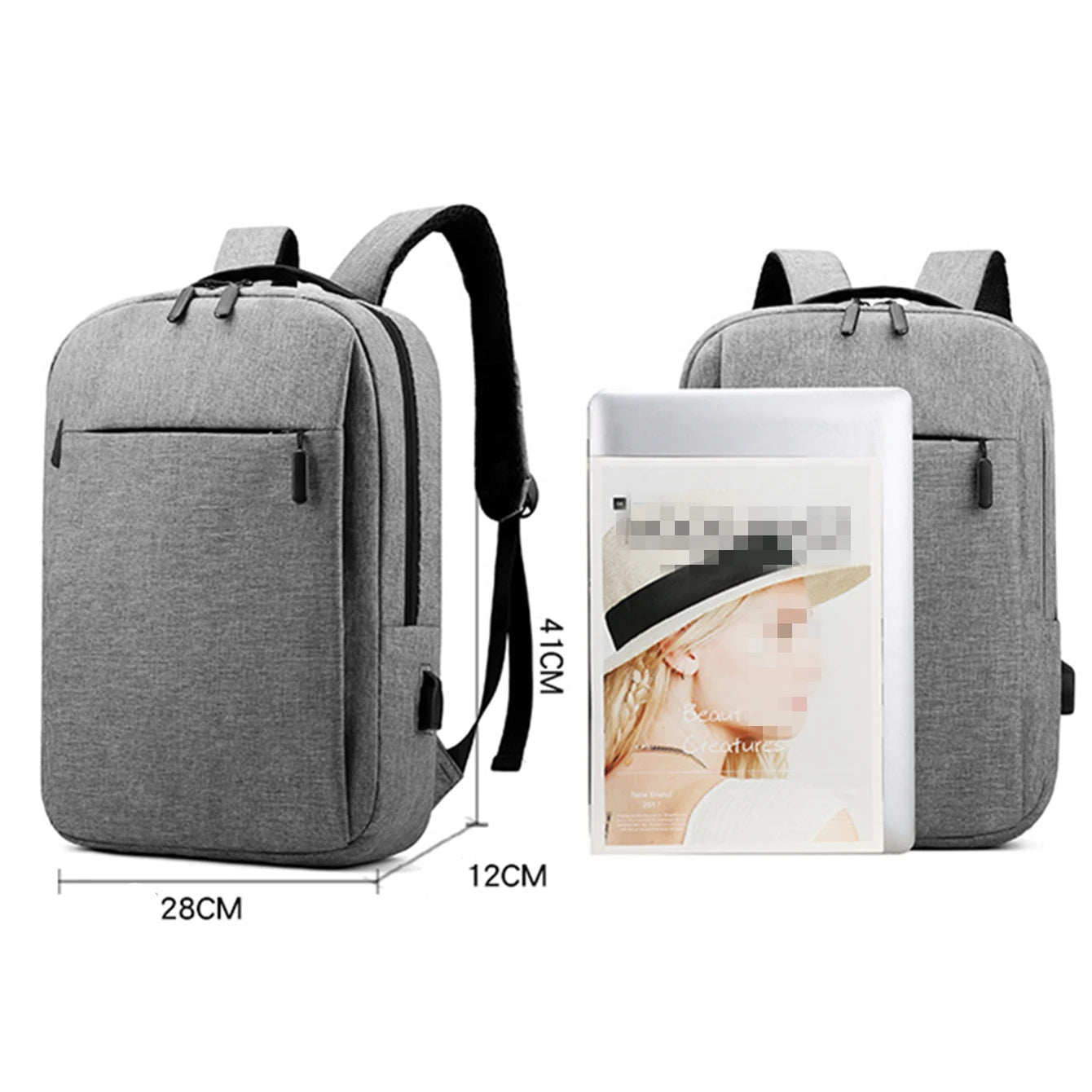 🎒💻 Mochila de Viaje Multifuncional de Gran Capacidad USB 💼✨